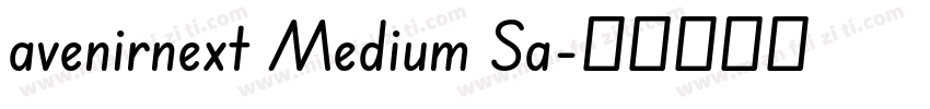 avenirnext Medium Sa字体转换